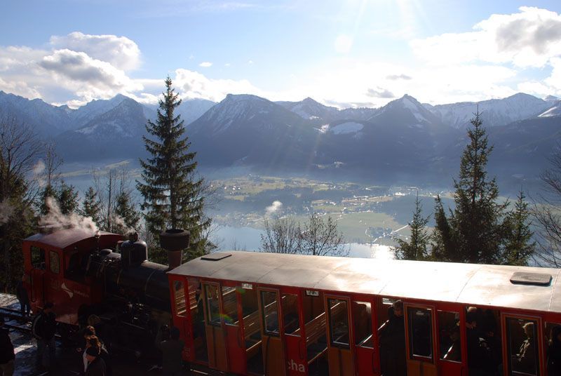 Vistas de la región de Salzkammergut Vistas de la región de Salzkammergut