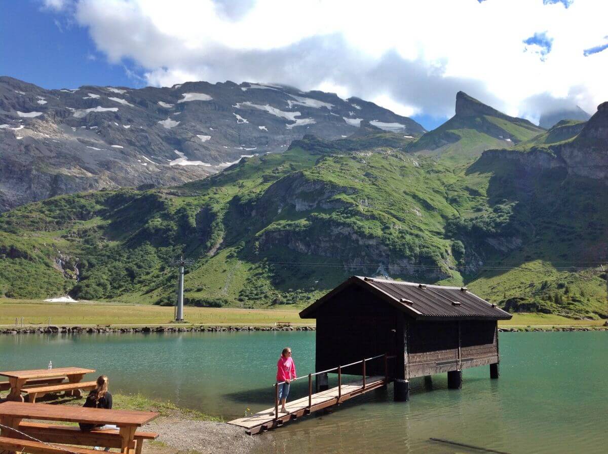 Lago Trübsee de postal Lago Trübsee de postal