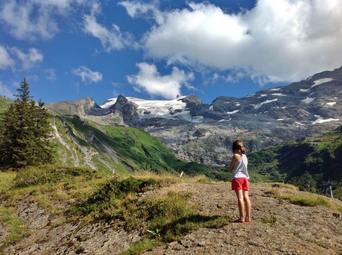Los Alpes desde el Trübsee Los Alpes desde el Trübsee