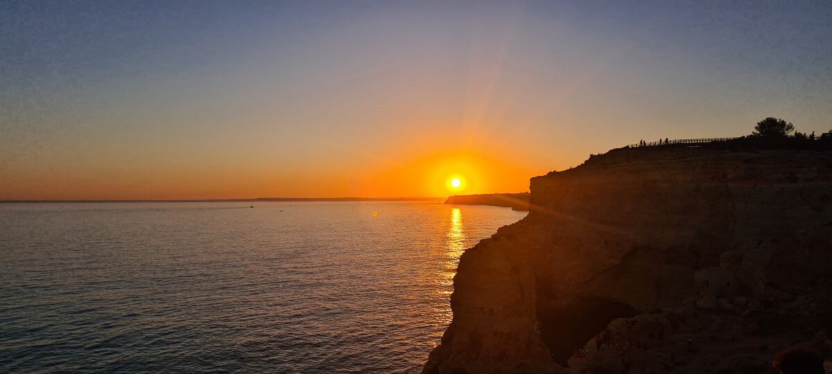 Puesta de sol en Carvoeiro Puesta de sol en Carvoeiro