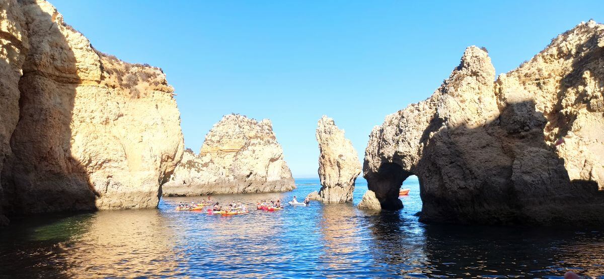 Kayak en Ponta da Piedade Kayak en Ponta da Piedade