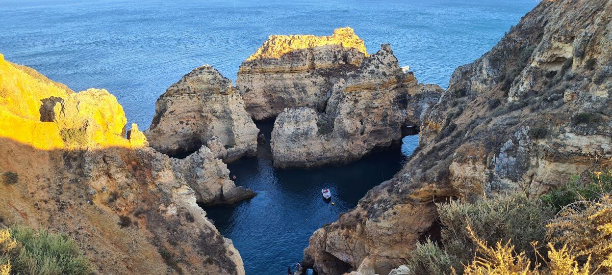 Ponta da Piedade al atardecer