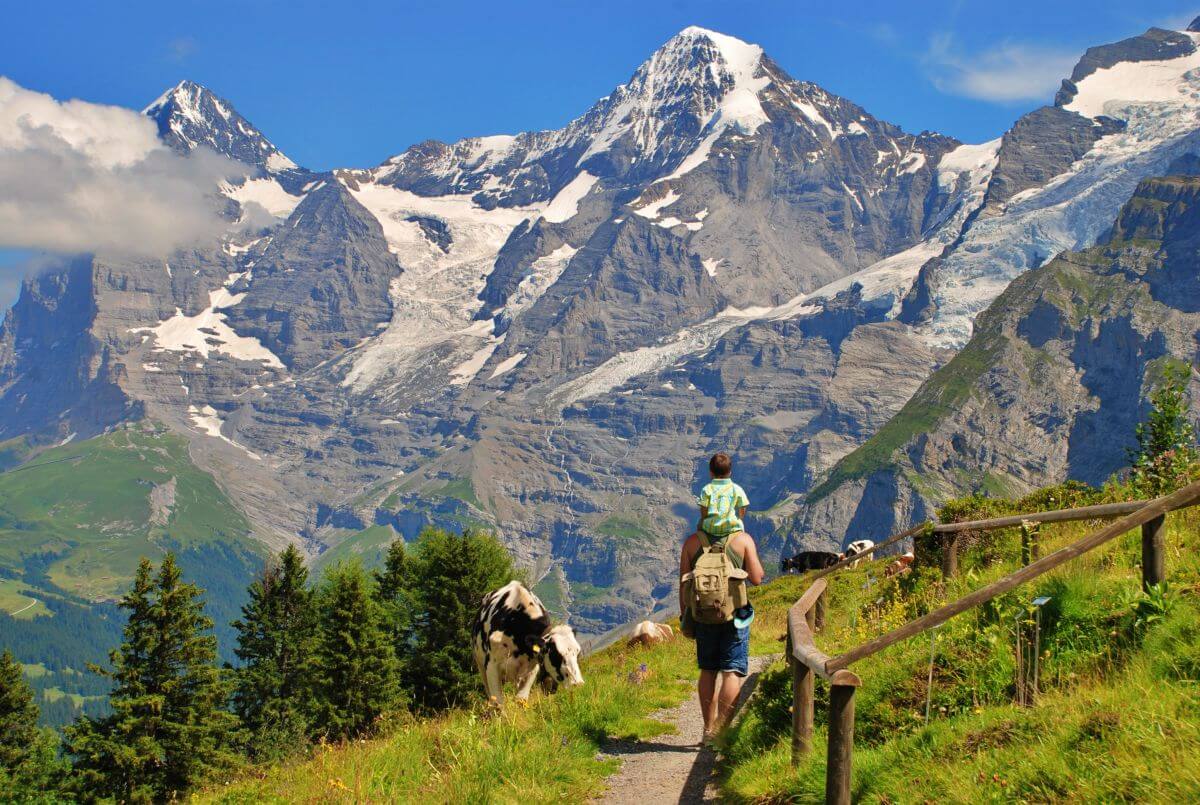 Alpes soñados desde Allmendhübel