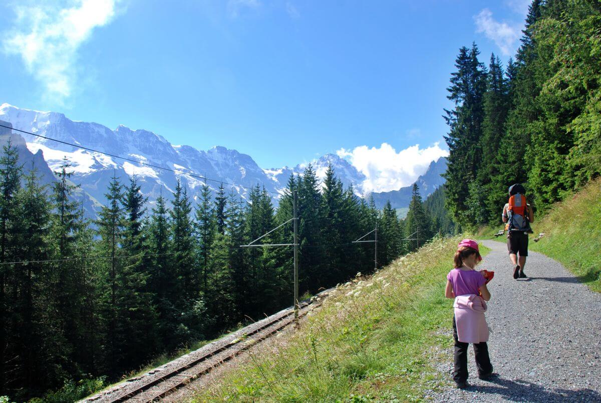Camino Winteregg a Mürren Camino Winteregg a Mürren