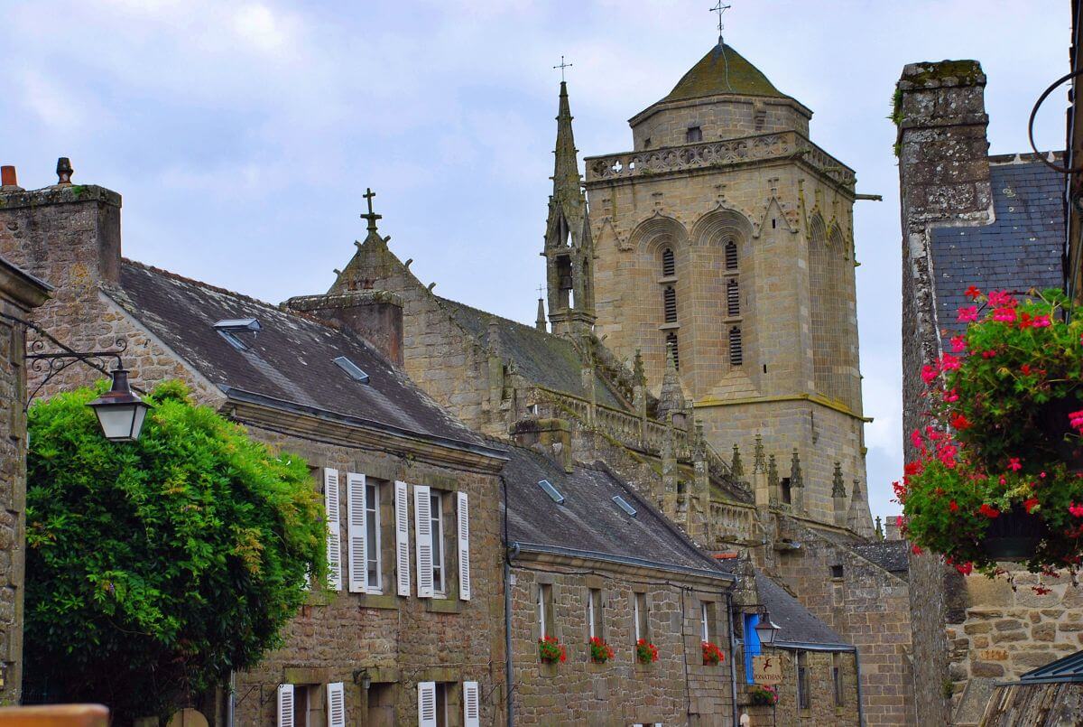 Casas típicas de Locronan Casas típicas de Locronan