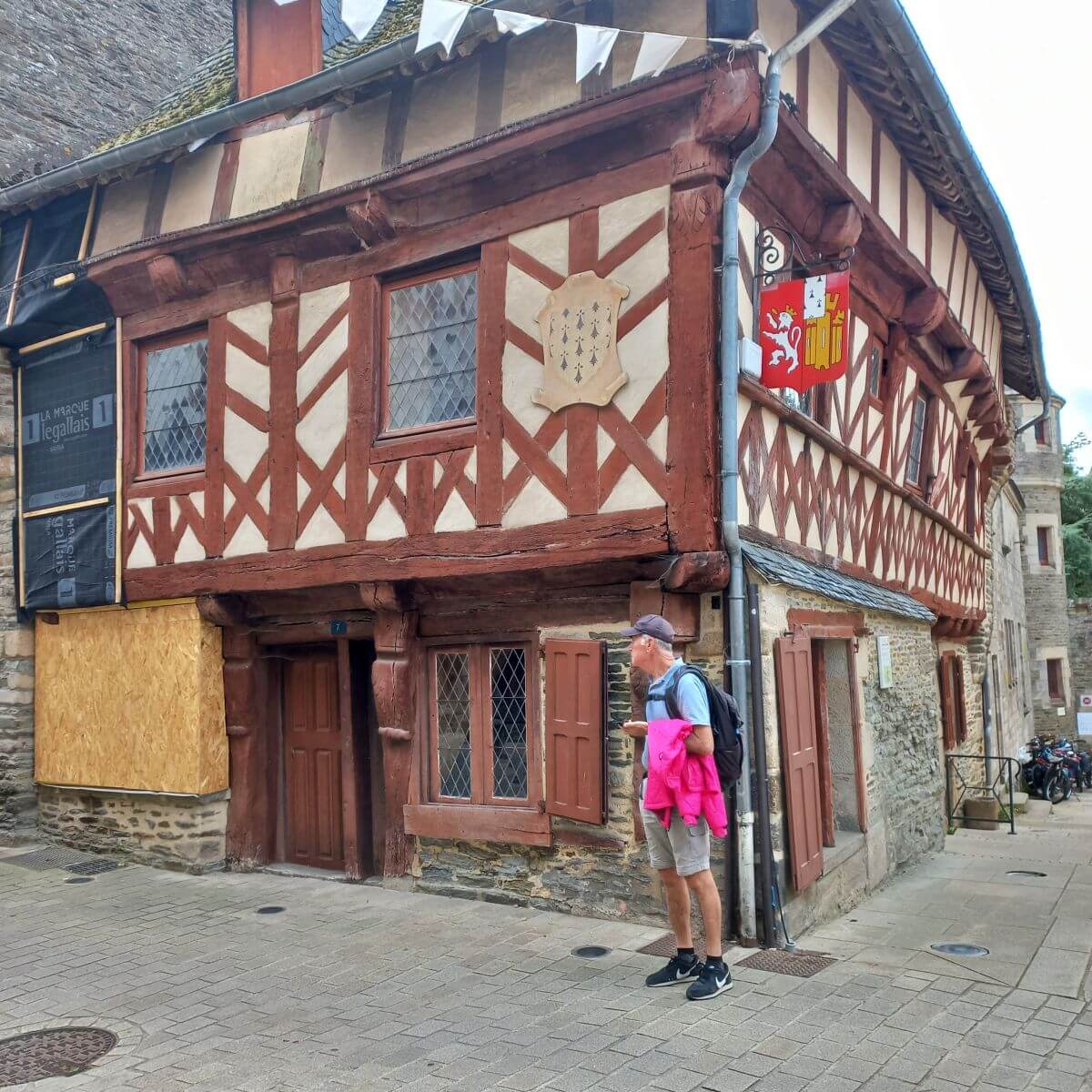 Casas de entramado de madera de Josselin Casas de entramado de madera de Josselin