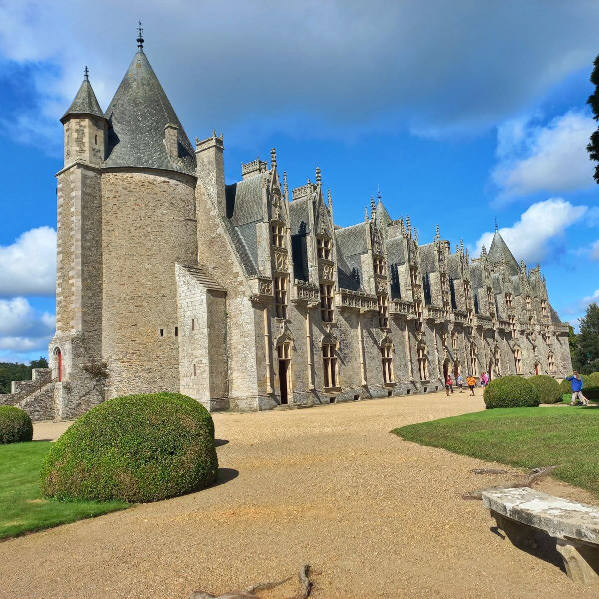 Fachada interior del castillo de Josselin