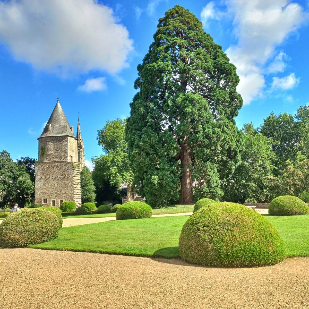 Jardín francés de Josselin Jardín francés de Josselin