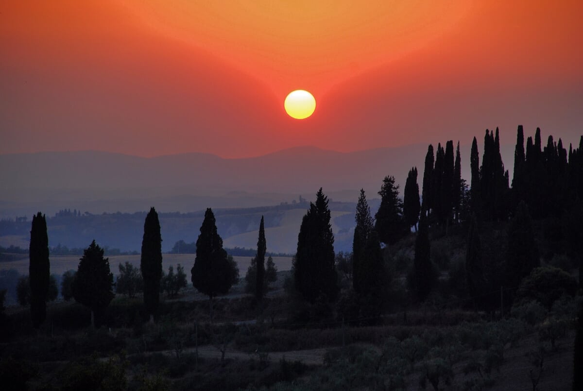 Atardeceres mágicos en la Toscana Atardeceres mágicos en la Toscana
