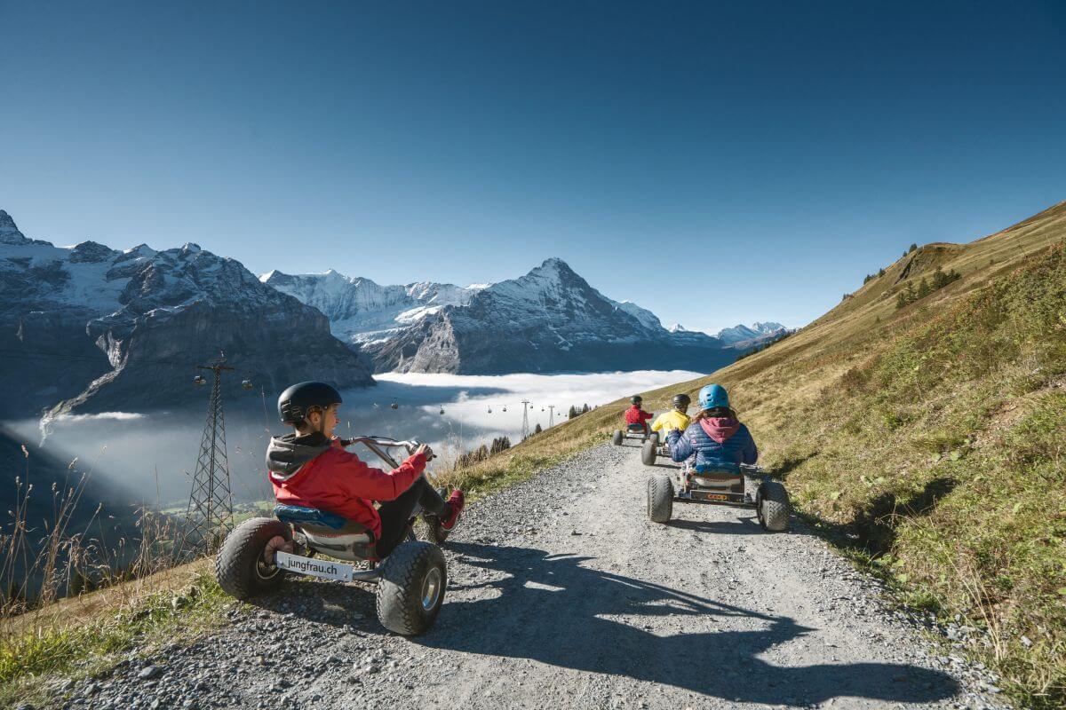 Karts y aventura en First, © Jungfraubahnen 2019 Karts y aventura en First, © Jungfraubahnen 2019