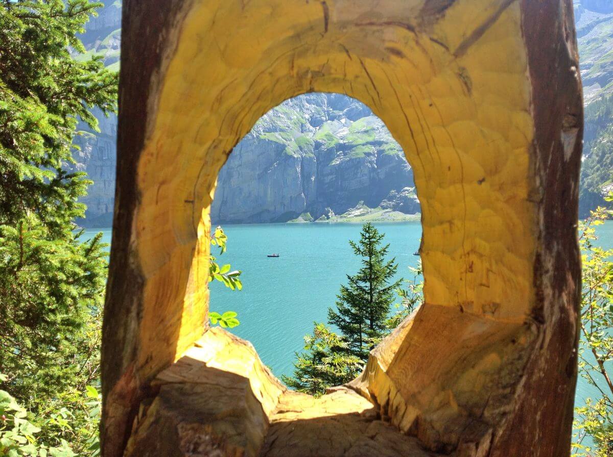 Oeschinensee idílico Oeschinensee idílico