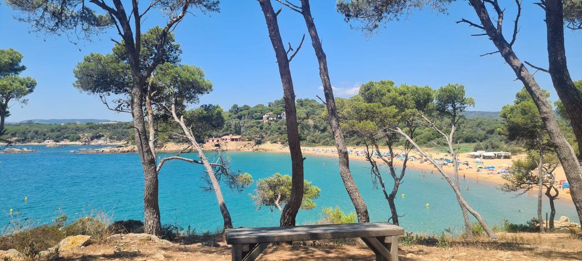 Un buen lugar para contemplar el atardecer de Platja del Castell Un buen lugar para contemplar el atardecer de Platja del Castell