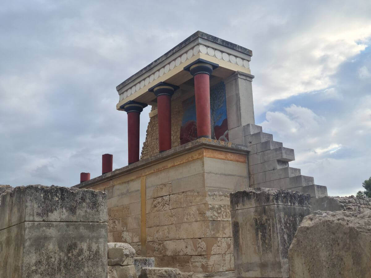 El palacio de Knossos El palacio de Knossos