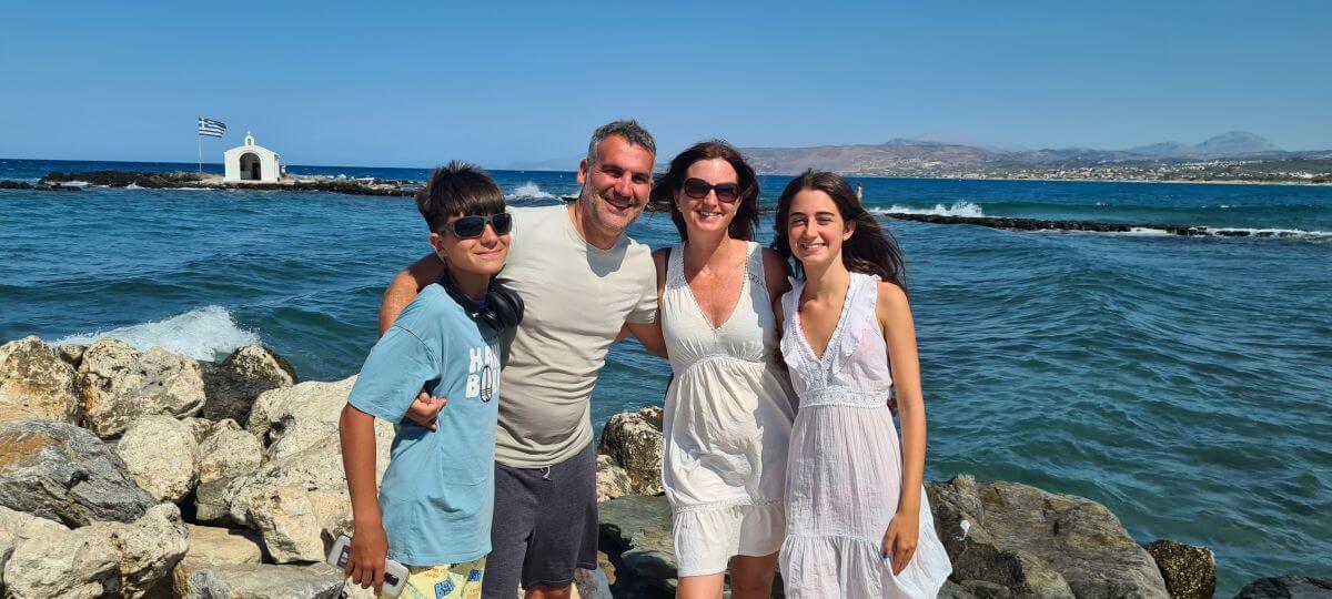Foto en familia desde el mirador Foto en familia desde el mirador