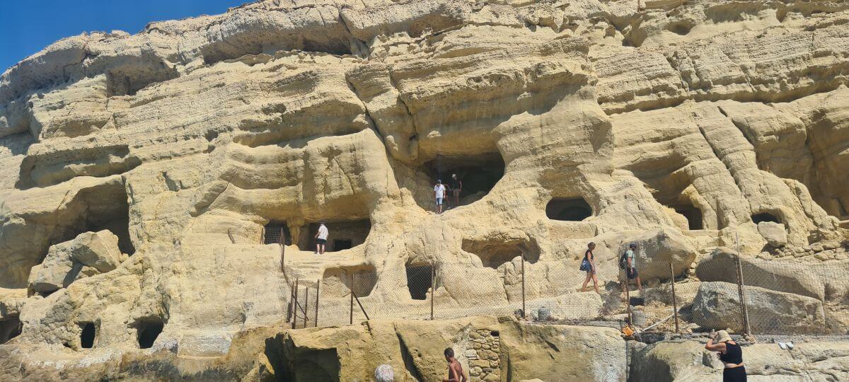La Necrópolis romana de Matala La Necrópolis romana de Matala