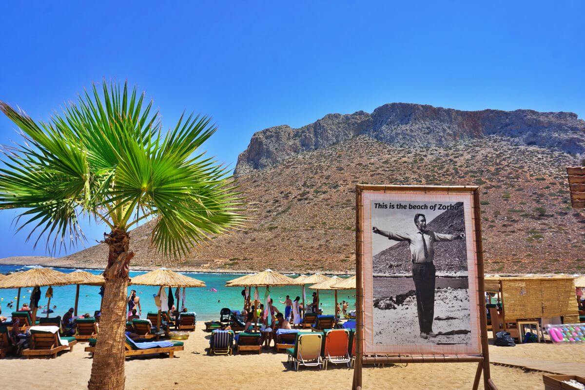 La playa de Zorba de Creta