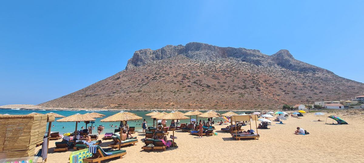 Sombrillas en Stavros Sombrillas en Stavros