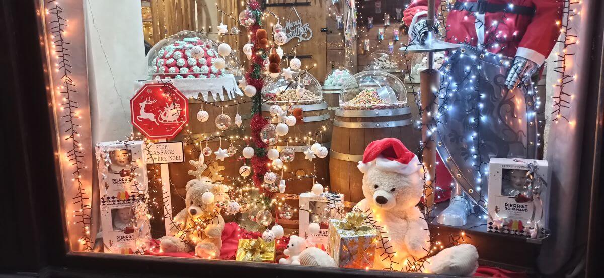 Escaparates navideños en Sarlat Escaparates navideños en Sarlat