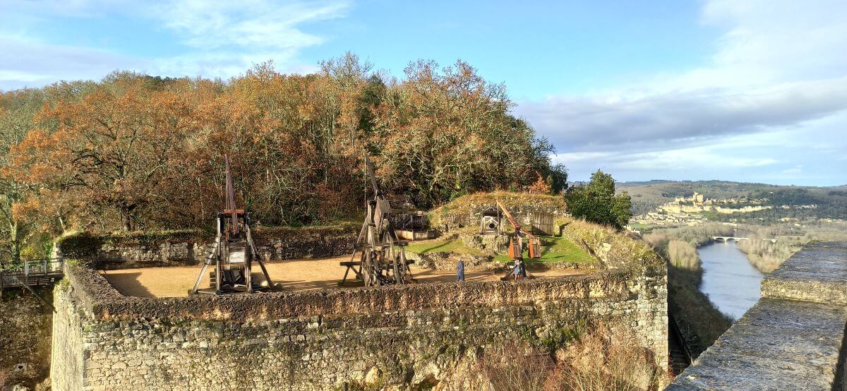 Castelnaud en diciembre Castelnaud en diciembre