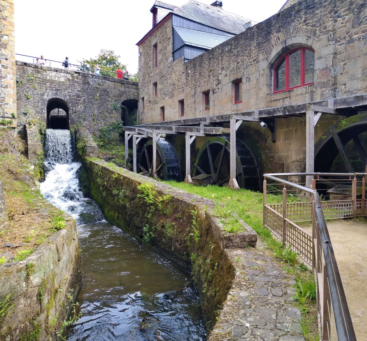 Ruedas del molino en Fougères Ruedas del molino en Fougères