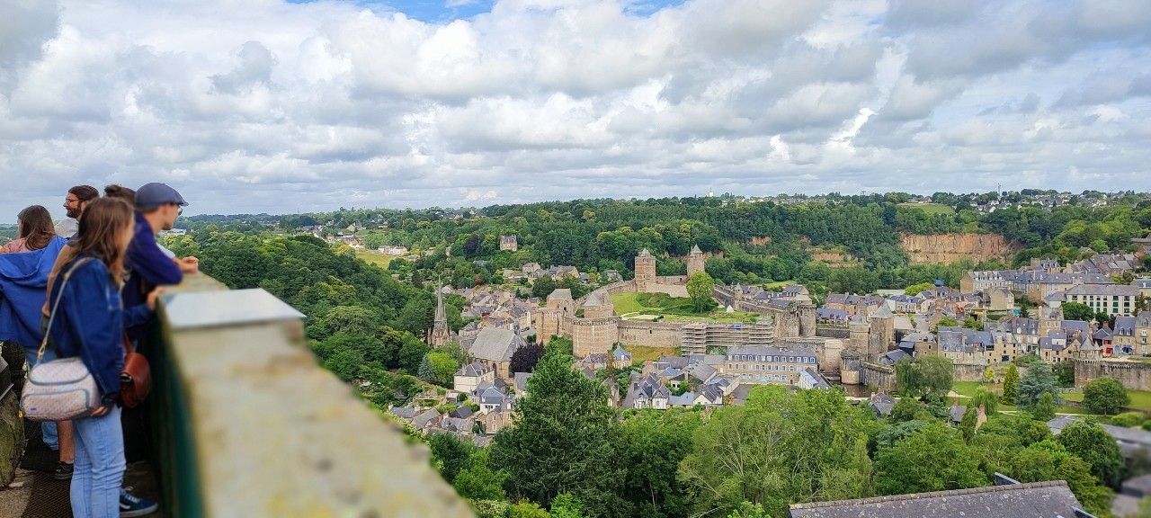 Vistas desde el campanario ©Destination Fougeres. Vistas desde el campanario ©Destination Fougeres.