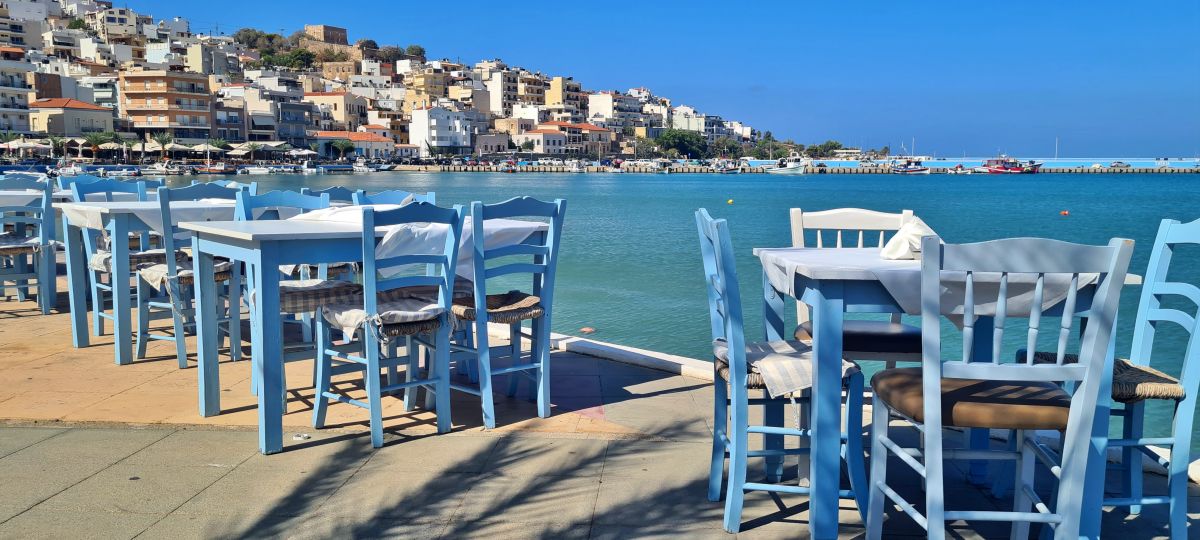 El encantador paseo marítimo de Sitia El encantador paseo marítimo de Sitia