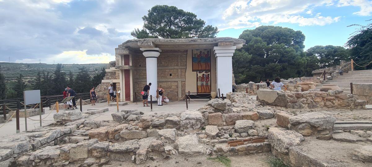 El ala norte de Knossos El ala norte de Knossos