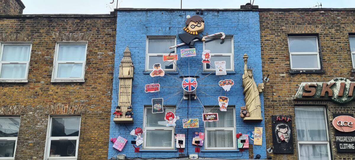 Las espectaculares fachadas de Camden Town Las espectaculares fachadas de Camden Town