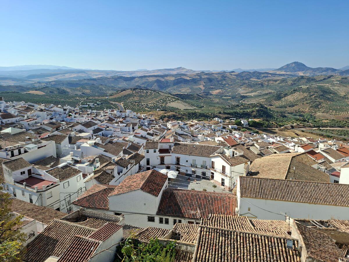 Tejados y paisaje de Olvera Tejados y paisaje de Olvera