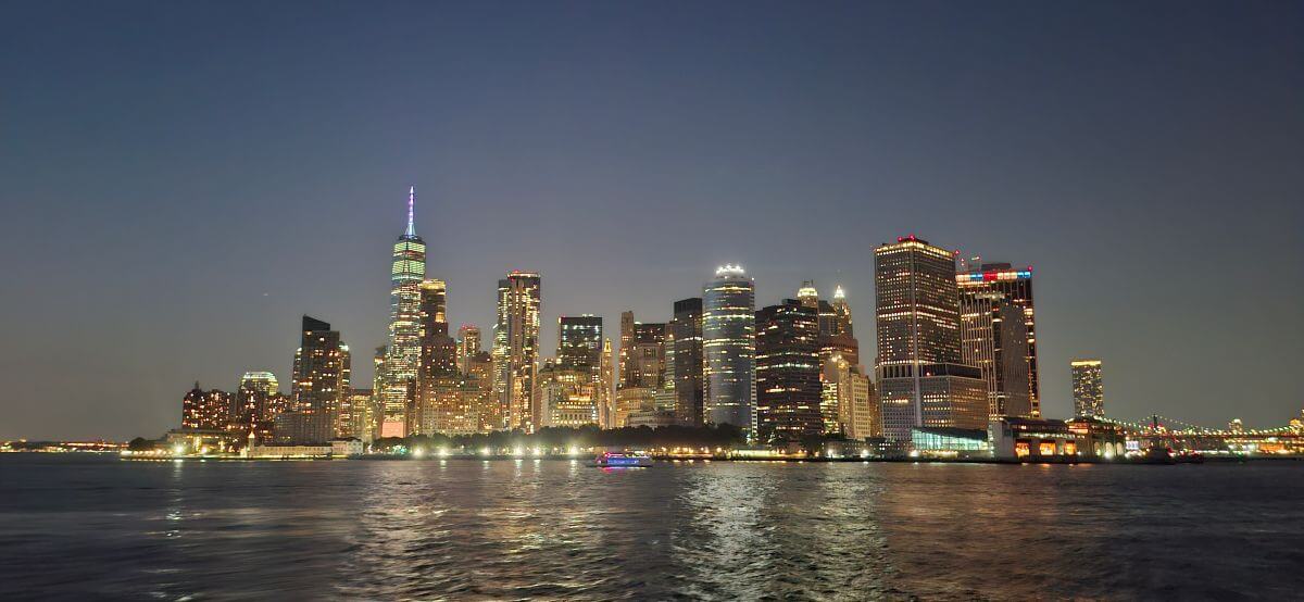 Anochecer en el Downtown de Manhattan