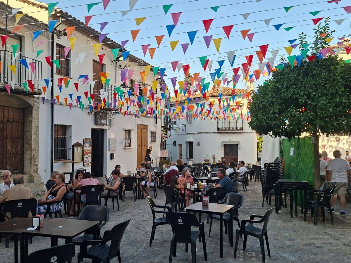 Terras de verano en Grazalema Grazalema en verano