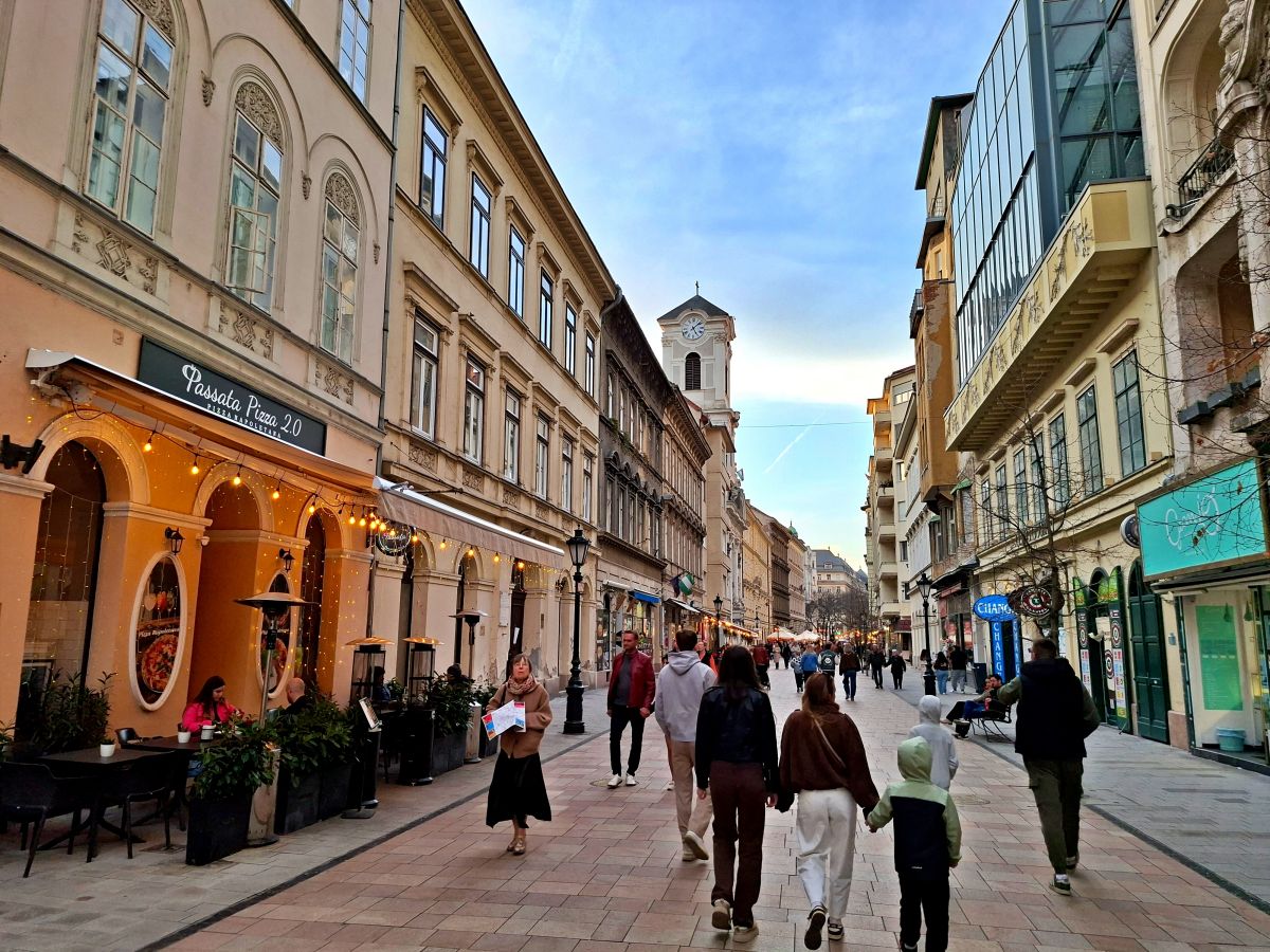 La famosa Vaci Utca