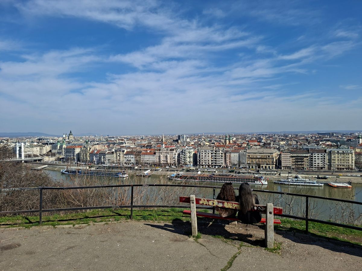 Panorámica de Pest desde la Colina Gellért