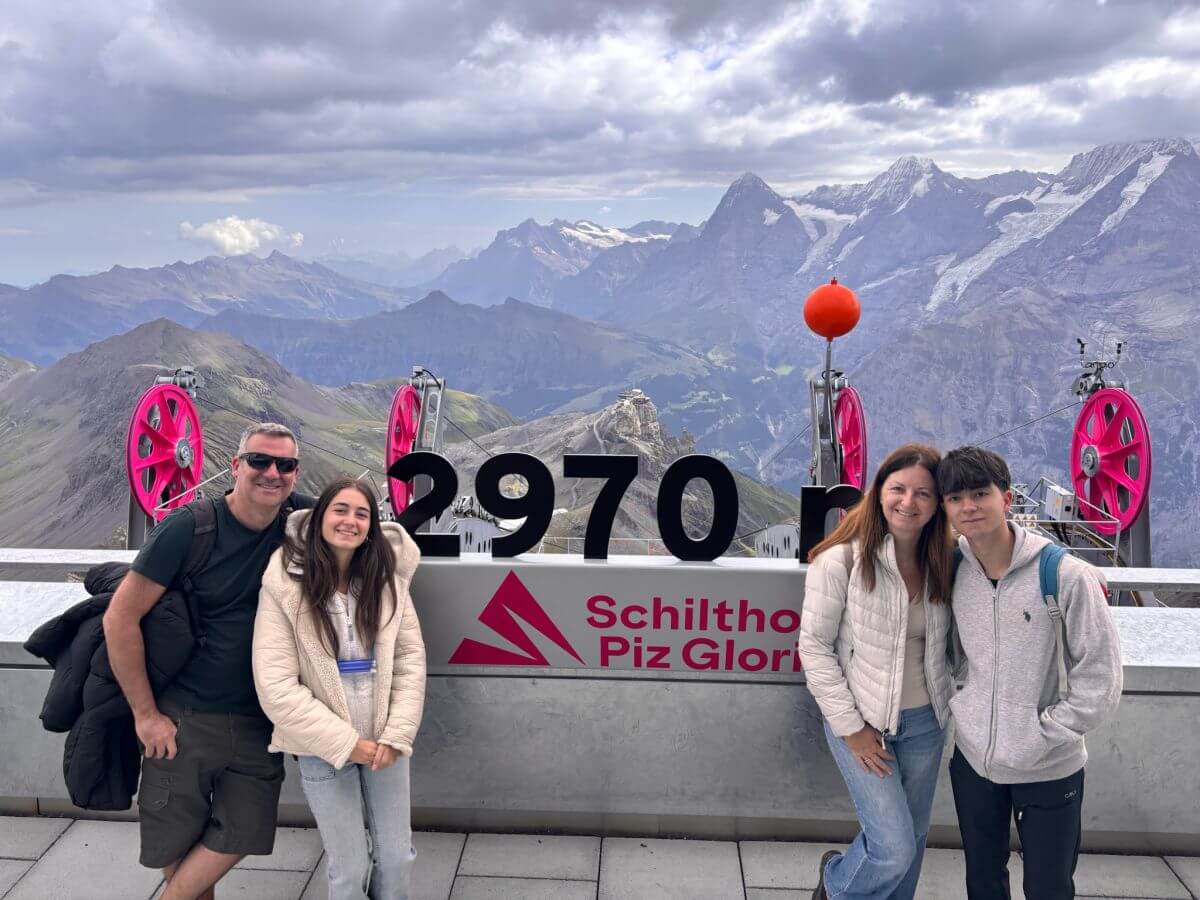 El Schilthorn en familia 13 años después