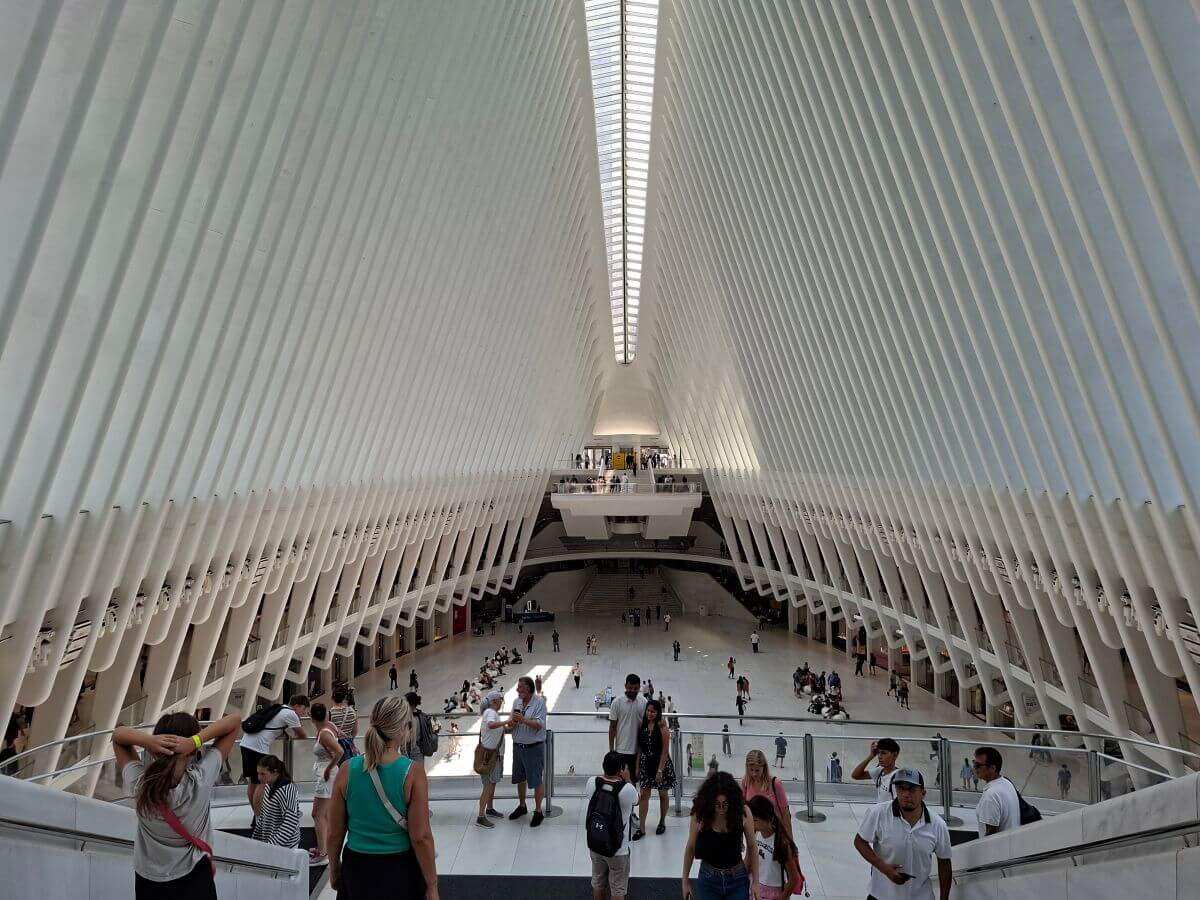 El esqueleto de la estación del Oculus