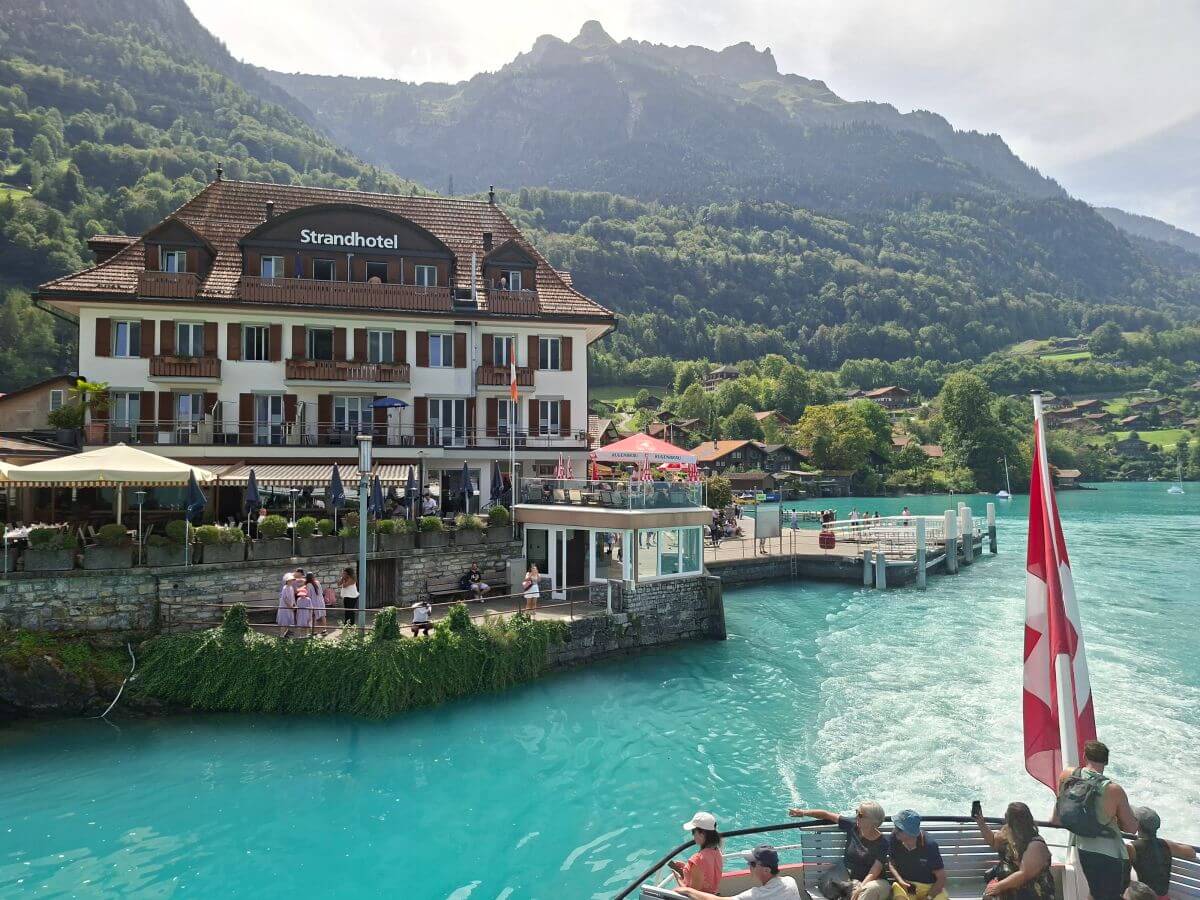 El famoso hotel de Iseltwald