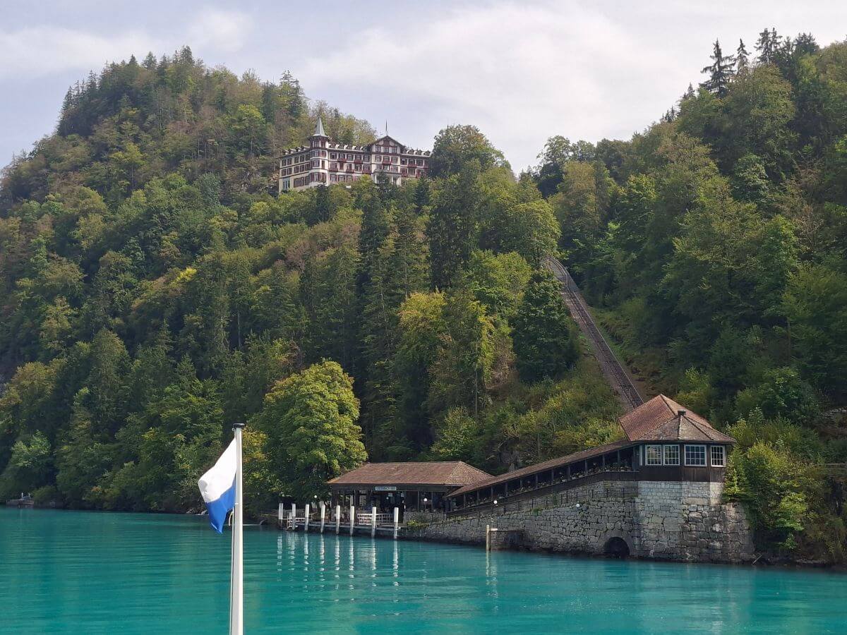 El hotel de las cascadas de Giessbach