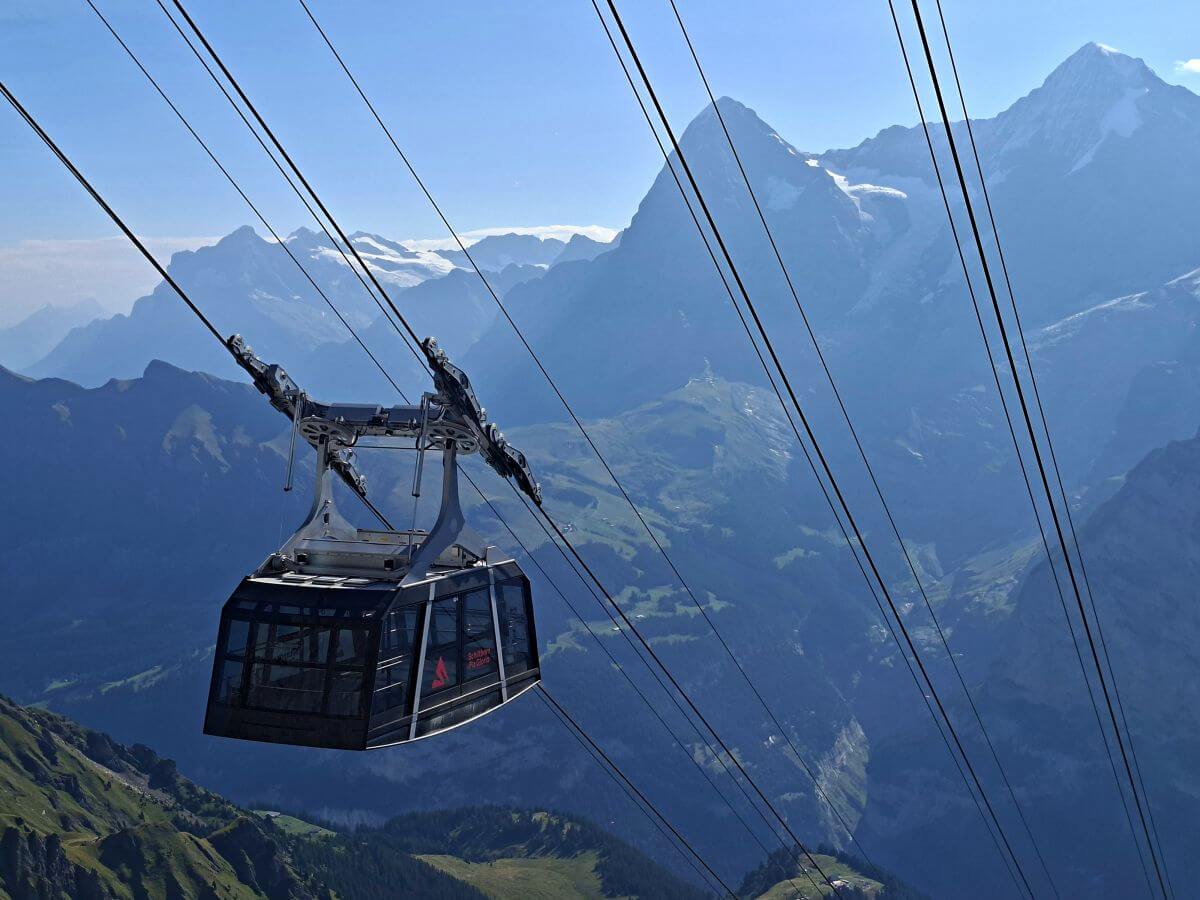 El teleférico del Schilthorn