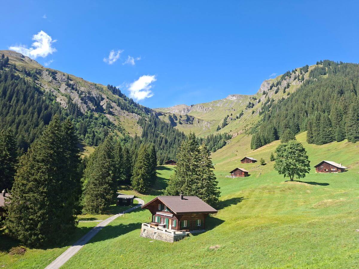 Los idílicos paisajes de Grindelwald First