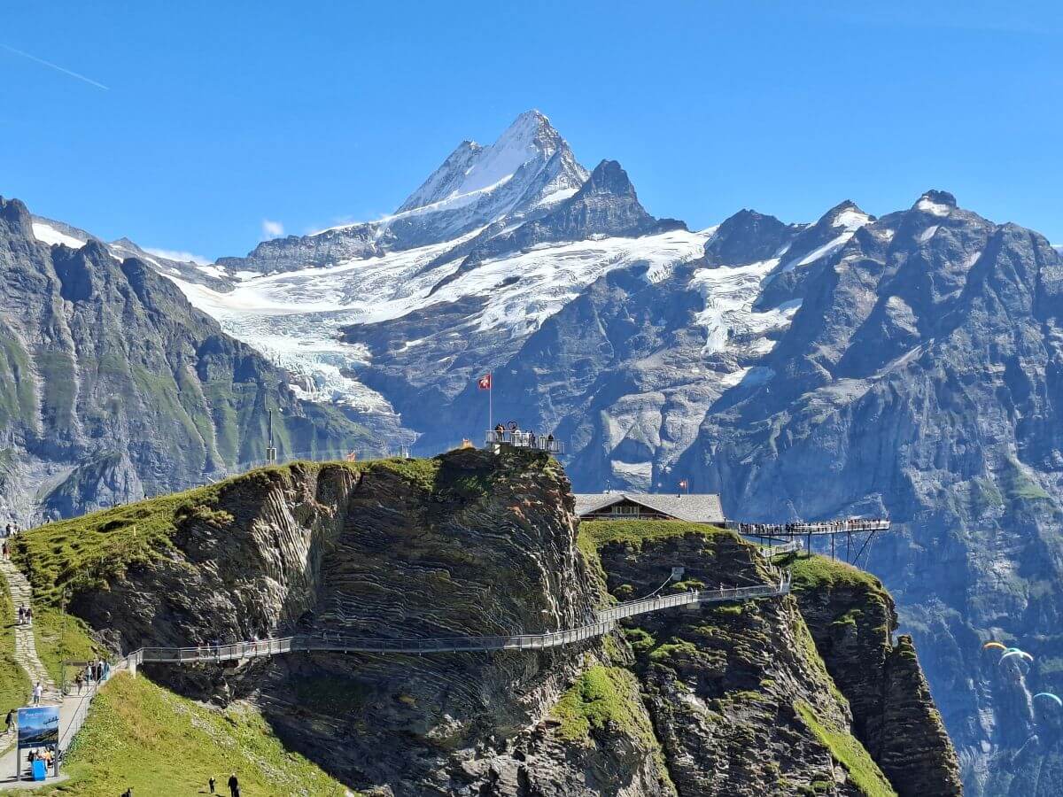el impresionante First Cliff Walk de Grindelwald